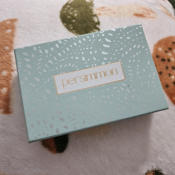 Persimmon freshwater pearl hoops - Picture 2 of 4